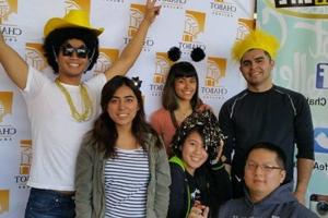 group of students smiling